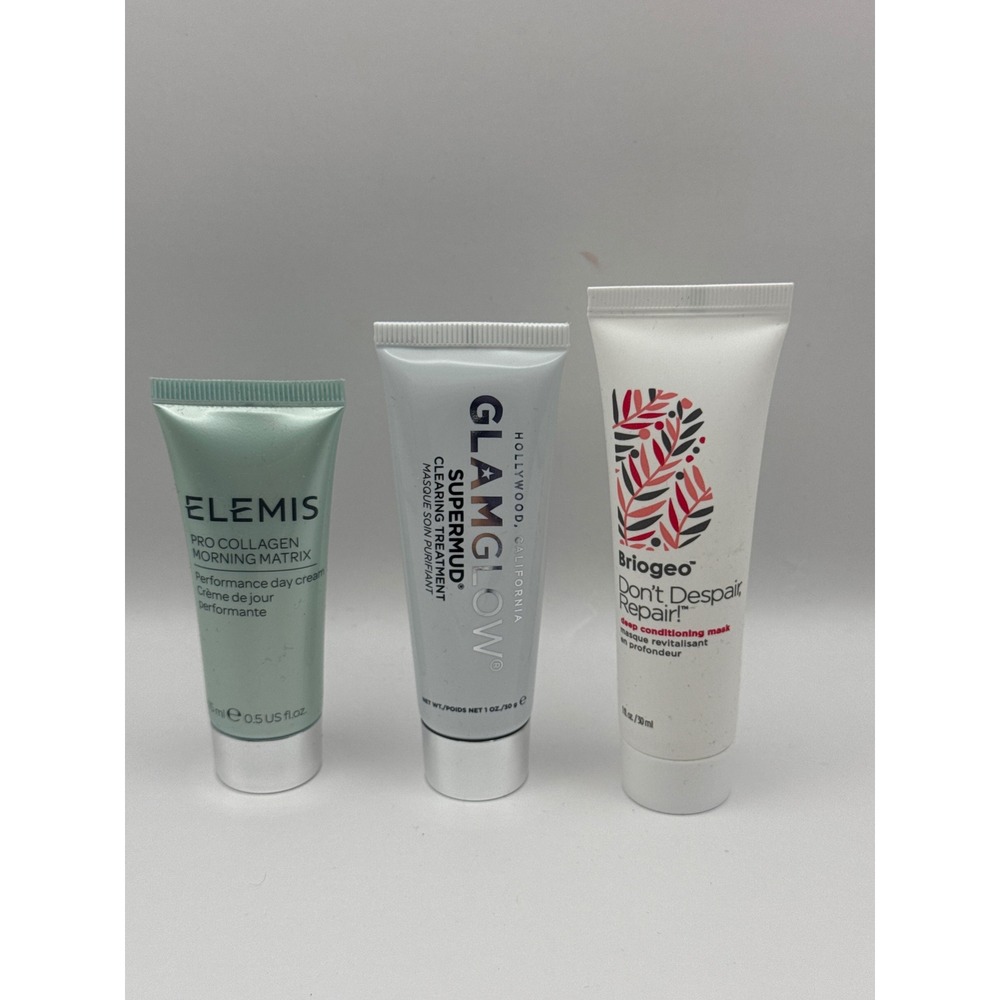 Elemis GlamGlow Briogeo Skincare Travel Size Bundle Set BRAND NEW